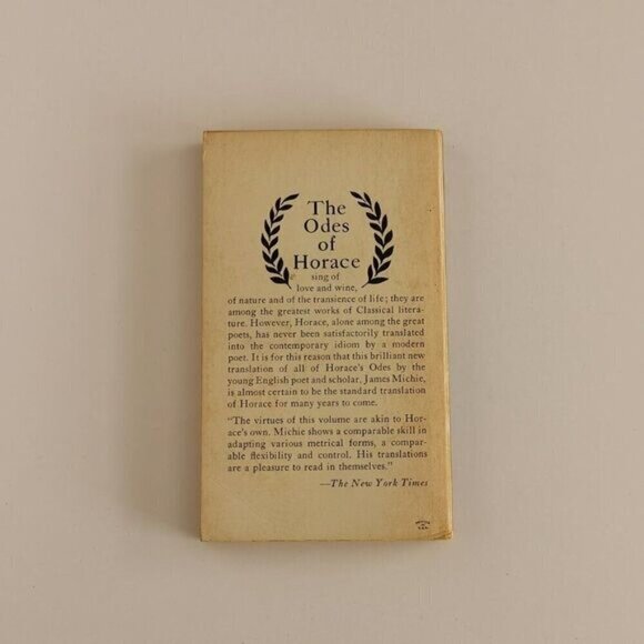 1962 Odes of Horace Paperback - Latin Lyric Poems English Transl. Vintage Book - Picture 4 of 7